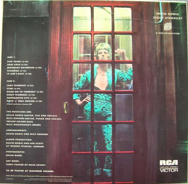 David Bowie -The Rise And Fall Of Ziggy Stardust And The Spiders From Mars