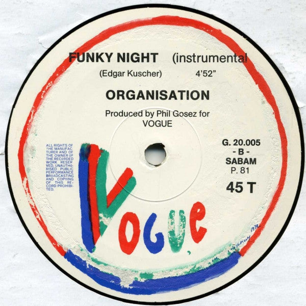 Organisation (2) - Funky Night