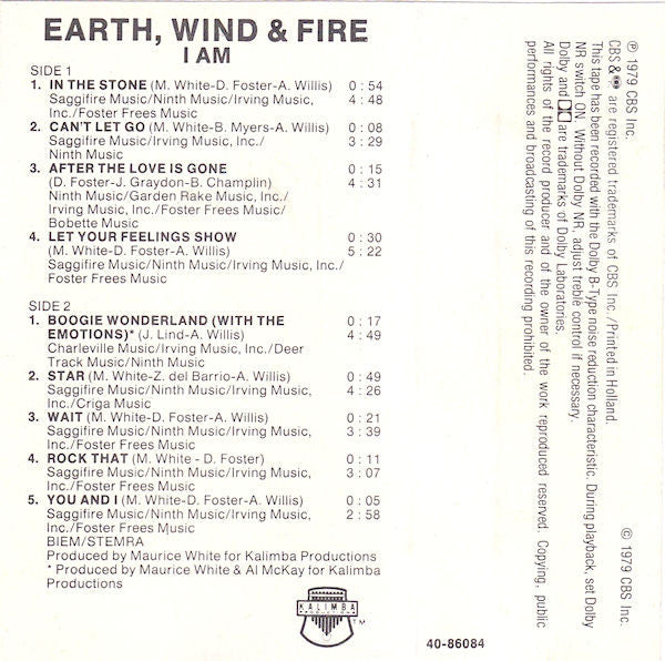 Earth, Wind & Fire -I Am