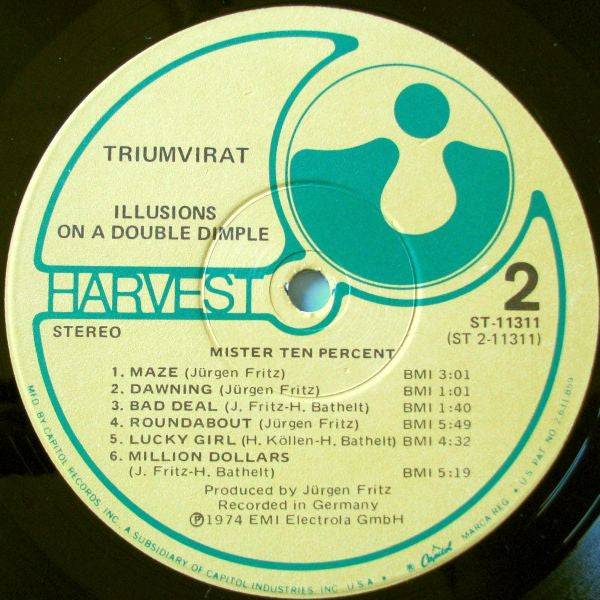 Triumvirat -Illusions On A Double Dimple