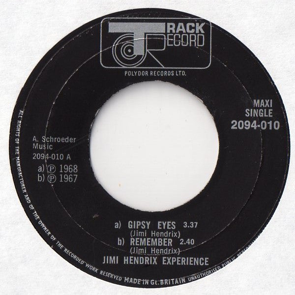 The Jimi Hendrix Experience -Gypsy Eyes