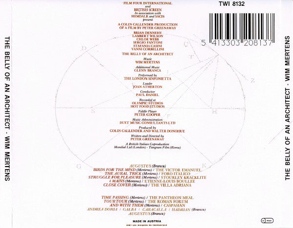 Wim Mertens -The Belly Of An Architect