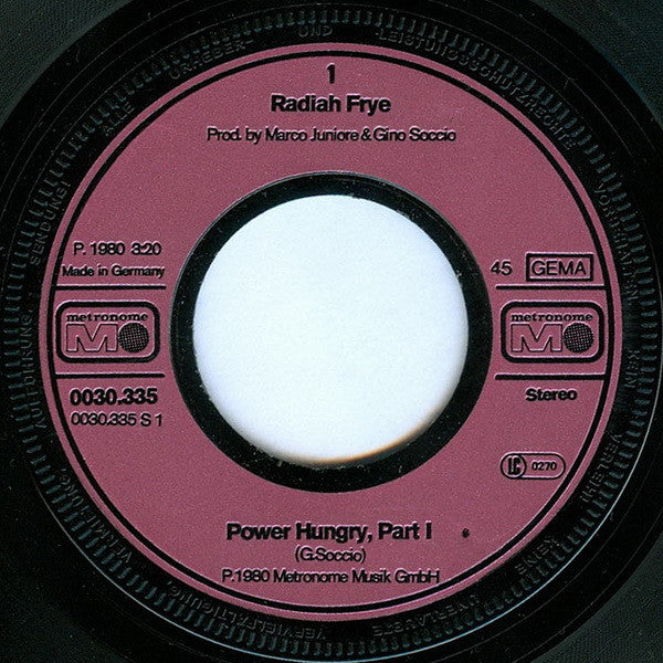Radiah Frye -Power Hungry