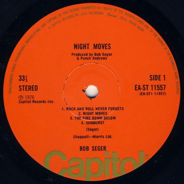 Bob Seger & The Silver Bullet Band* -Night Moves