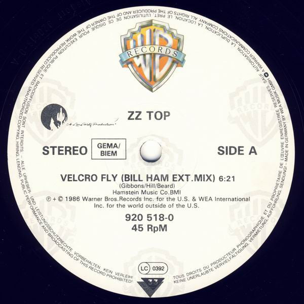 ZZ Top -Velcro Fly (Extended Mix)