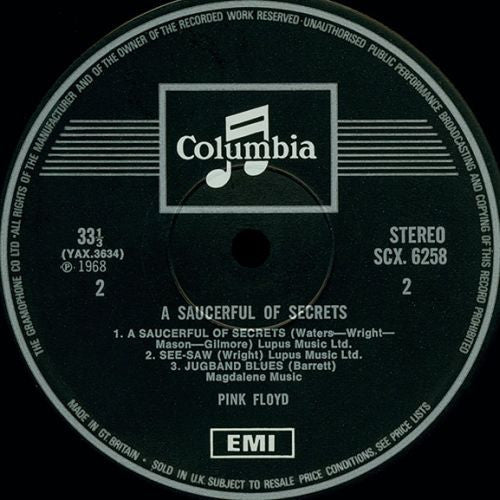 Pink Floyd -A Saucerful Of Secrets