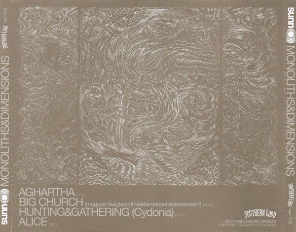 Sunn O))) -Monoliths & Dimensions