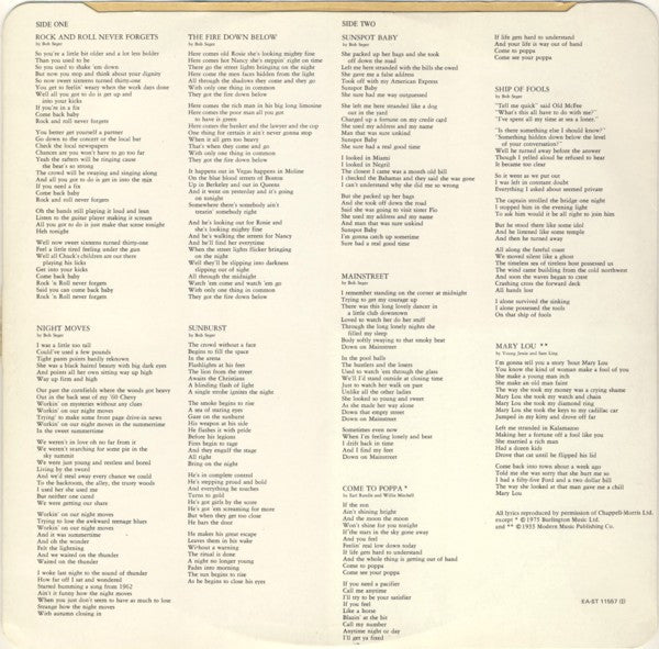 Bob Seger & The Silver Bullet Band* -Night Moves
