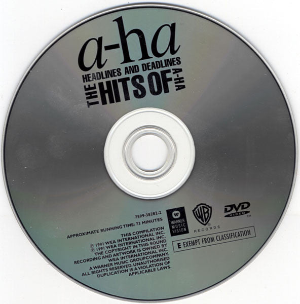 a-ha -Headlines And Deadlines - The Hits Of A-ha
