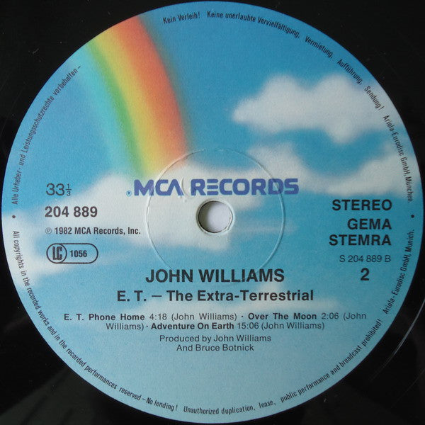 John Williams (4) -E.T. The Extra-Terrestrial (Music From The Original Motion Picture Soundtrack)