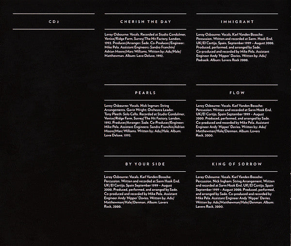 Sade -The Ultimate Collection