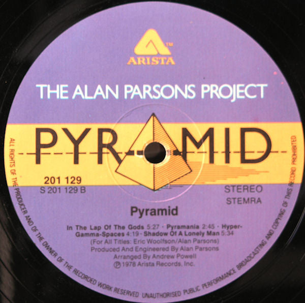 The Alan Parsons Project -Pyramid
