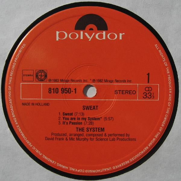 The System -Sweat