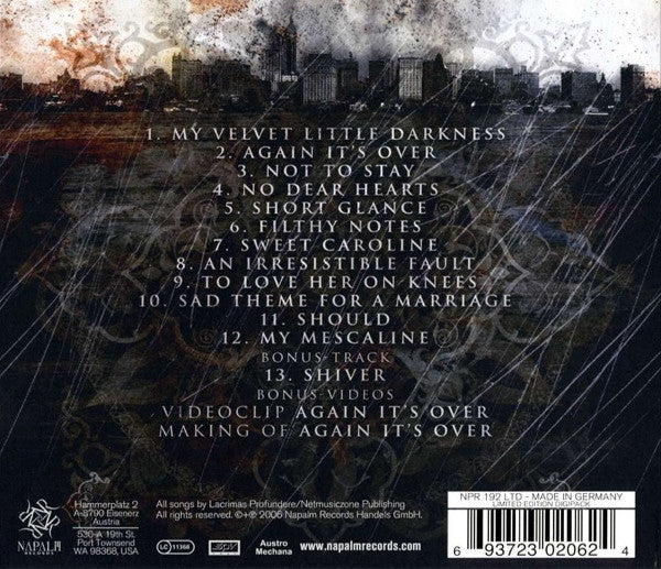 Lacrimas Profundere -Filthy Notes For Frozen Hearts