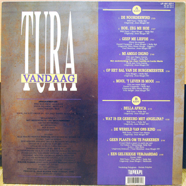 Will Tura -Tura Vandaag