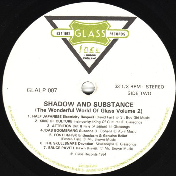 Various -Shadow And Substance (The Wonderful World Of Glass Volume 2)