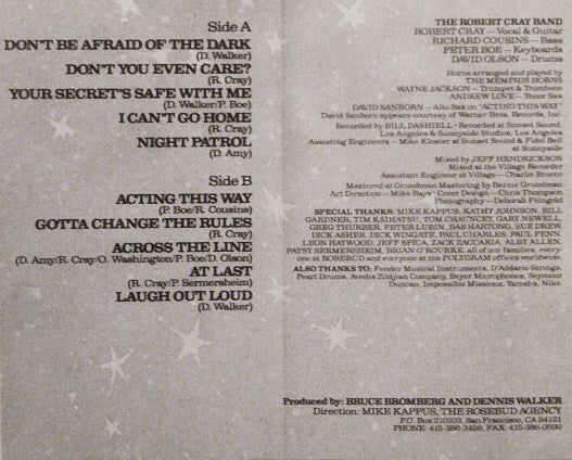 The Robert Cray Band -Don't Be Afraid Of The Dark