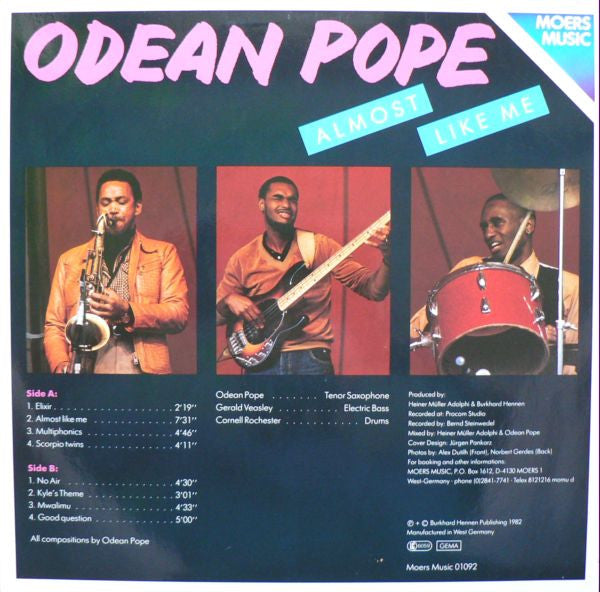 Odean Pope - Almost Like Me