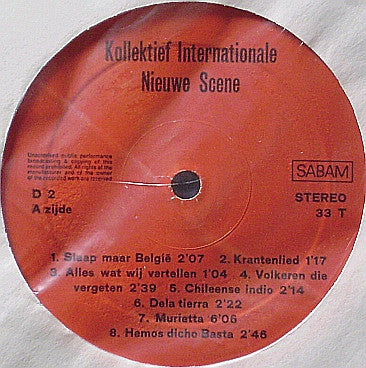 Kollektief Internationale Nieuwe Scene -Liederen & Ballades 2