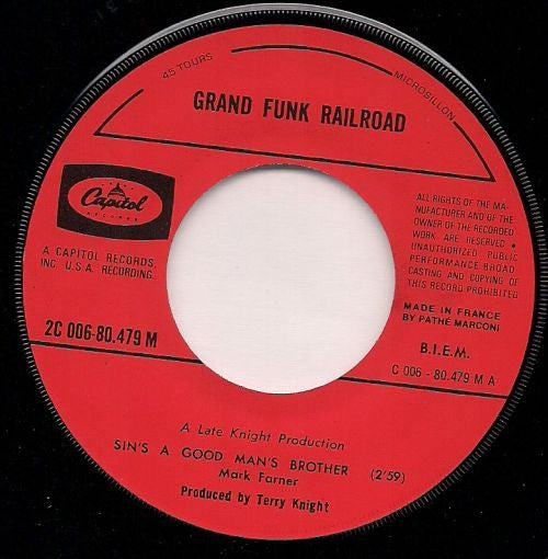 Grand Funk Railroad - Sin's A Good Man's Brother