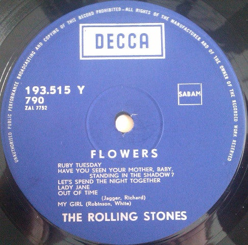 The Rolling Stones -Flowers