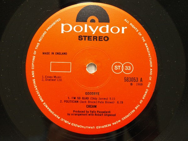 Cream (2) -Goodbye