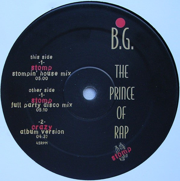 B.G. The Prince Of Rap - Stomp