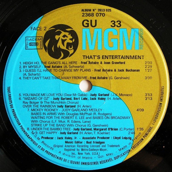 Various -Music From The Original Motion Picture "Il Était Une Fois À Hollywood" (That's Entertainment)