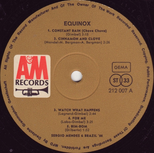 Sérgio Mendes & Brasil '66 -Equinox