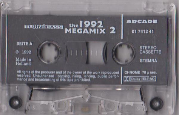 Various - Turn Up The Bass - The 1992 Megamix Volume 2