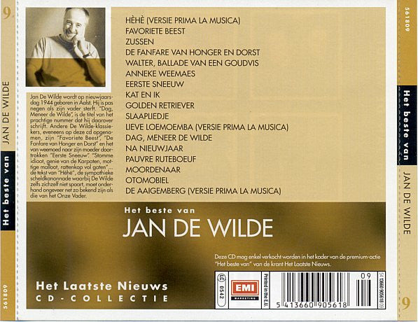 Jan De Wilde -Het Beste Van Jan De Wilde