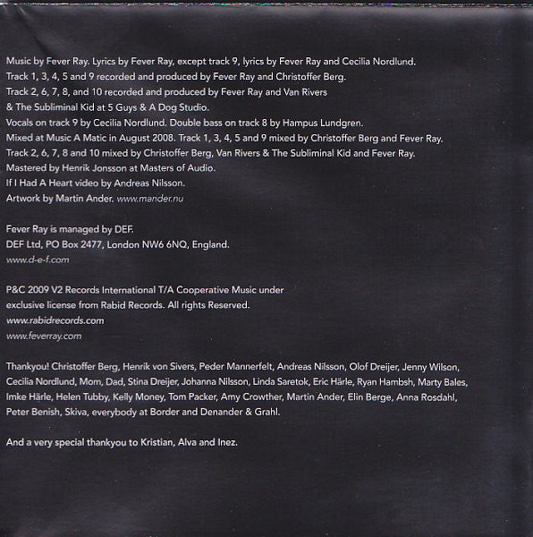 Fever Ray -Fever Ray