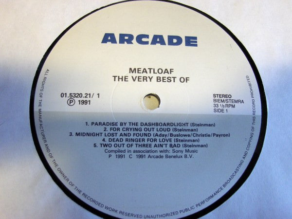 Meat Loaf -Paradise By The Dashboardlight (The Very Best Of)