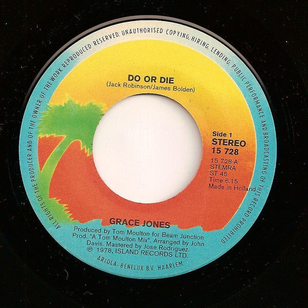 Grace Jones -Do Or Die