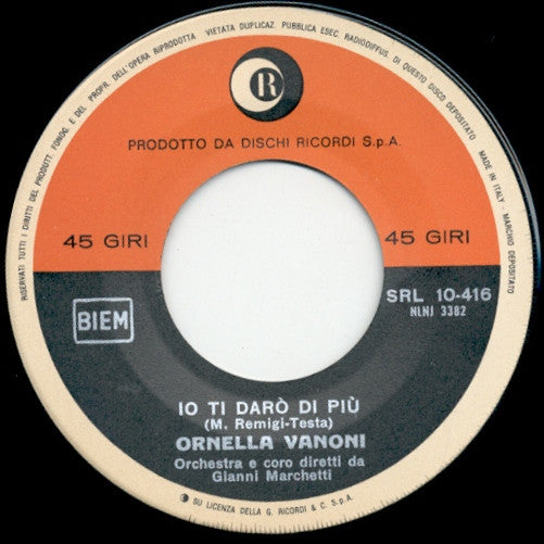 Ornella Vanoni -Io Ti Darò Di Più