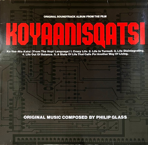Philip Glass -Koyaanisqatsi (Original Soundtrack Album From The Film)