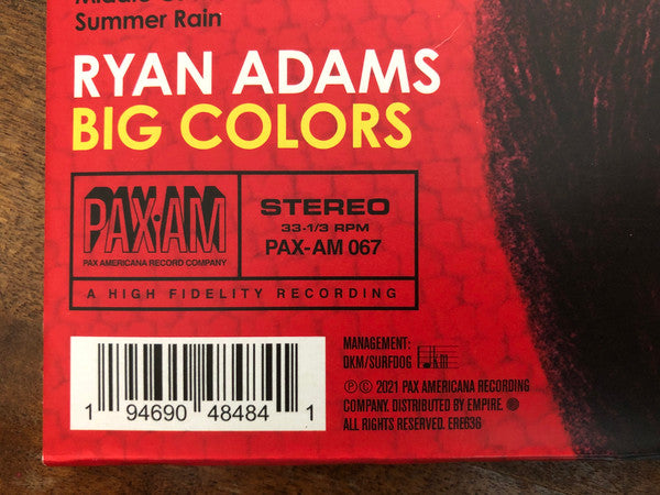Ryan Adams -Big Colors
