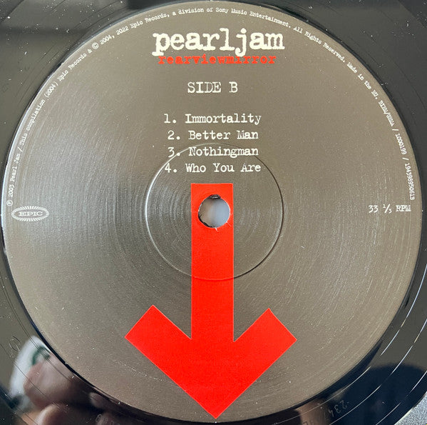 Pearl Jam - Rearviewmirror (Greatest Hits 1991-2003: Volume 2)