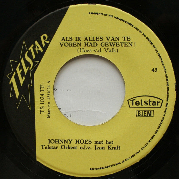 Johnny Hoes -De Haan Van Ome Daan