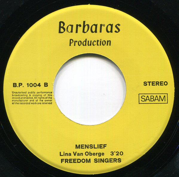 The Freedom Singers (5) -Op Zoek Naar Jou
