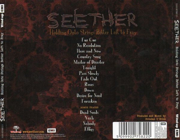 Seether -Holding Onto Strings Better Left To Fray