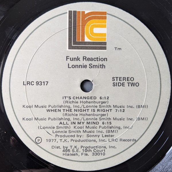 Lonnie Smith -Funk Reaction