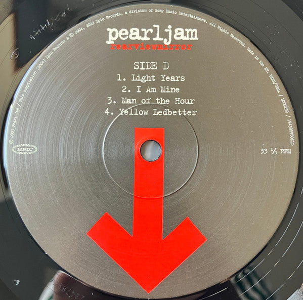 Pearl Jam - Rearviewmirror (Greatest Hits 1991-2003: Volume 2)