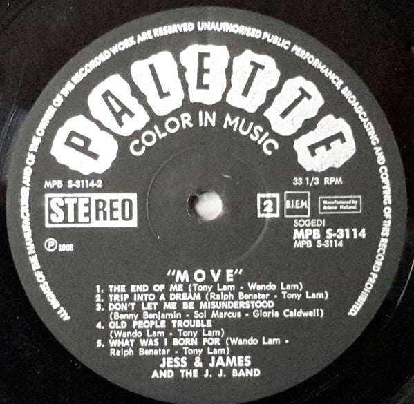 Jess & James And The J.J. Band -Move