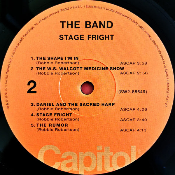 The Band - Stage Fright