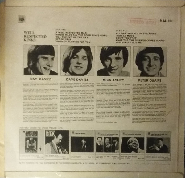 The Kinks -Well Respected Kinks