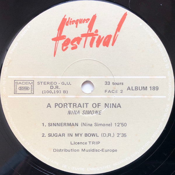 Nina Simone - A Portrait Of Nina