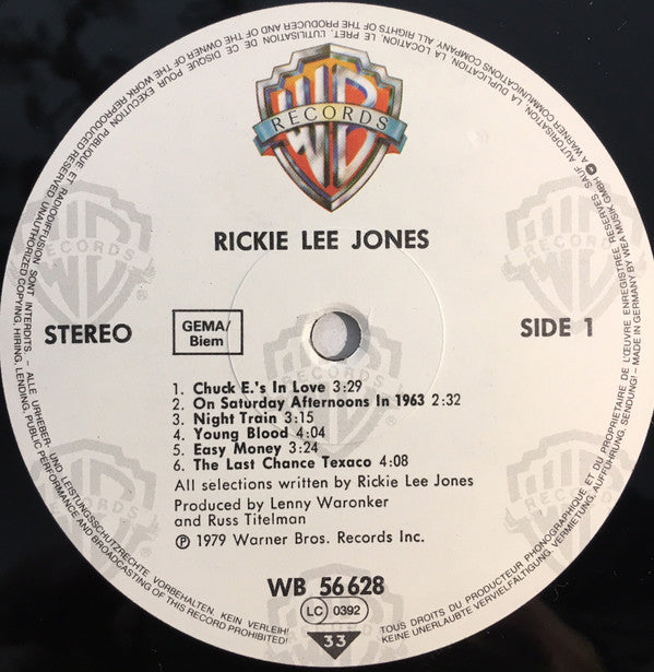 Rickie Lee Jones -Rickie Lee Jones