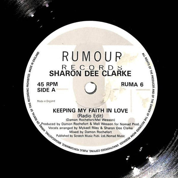 Sharon Dee Clarke -Keeping My Faith In Love