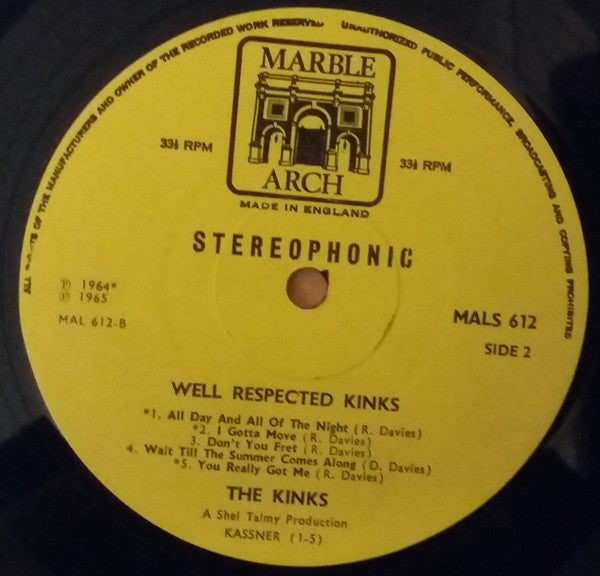 The Kinks -Well Respected Kinks